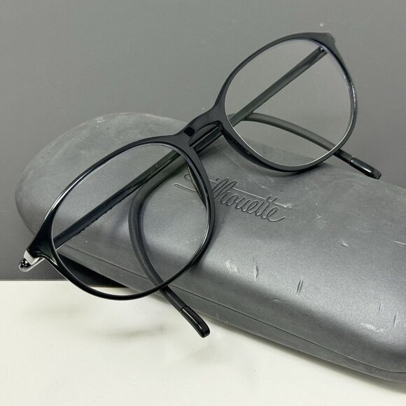 SILHOUETTE SPX 2889 6050  black eyeglasses Frame 51 [] 18-145 - Picture 6 of 13